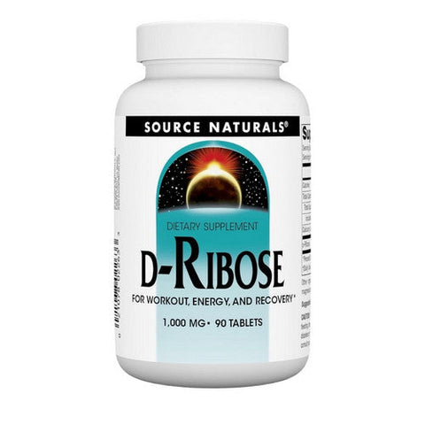 Source Naturals, D-Ribose, 1000 mg, 90 Tabs Source Naturals