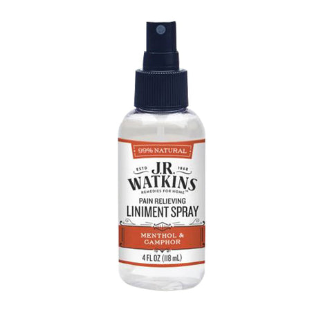 J R Watkins, Natural Pain Relieving Liniment Spray, 4.0 oz