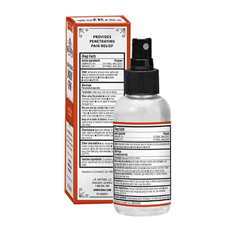 J R Watkins, Natural Pain Relieving Liniment Spray, 4.0 oz