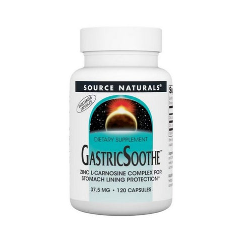 Source Naturals, Gastricsoothe Zinc L-Carnosine, 37.5 Mg, 120 Caps