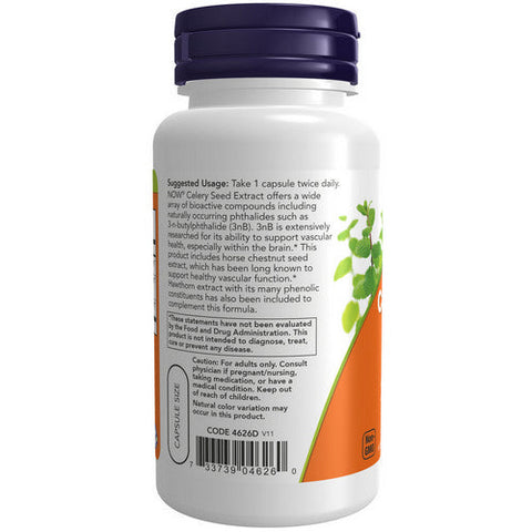 Now Foods, Celery Seed Extract, 60 Veg Caps