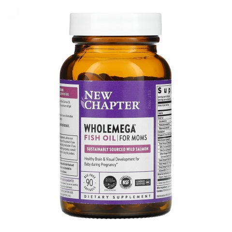 Wholemega For Moms 90 Softgels by New Chapter