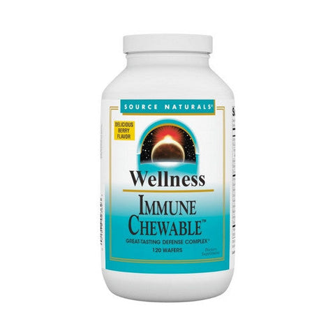 Source Naturals, Wellness Immune Chewable, 120 wafer