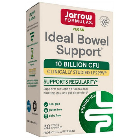 Jarrow Formulas, Ideal Bowel Support, 10 Billion CFU, 30 Vcaps Jarrow Formulas