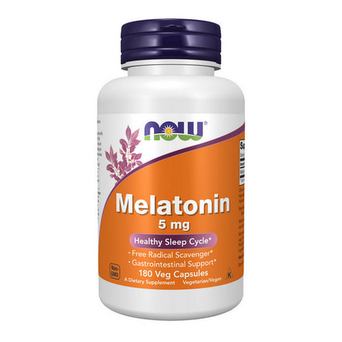 Now Foods, Melatonin, 5 mg, 180 Caps