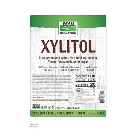 Now Foods, Xylitol, 6.80kg, 15 Lbs