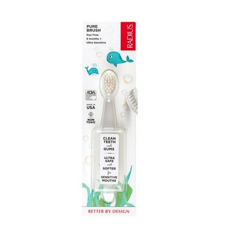 Radius, Toothbrush Baby 6 Plus Months Ultra Soft, Ultra Soft