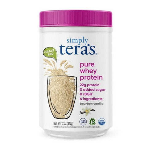 Tera's Whey, Whey Protein, Bourbon Vanilla/rBGH Free 12 Oz