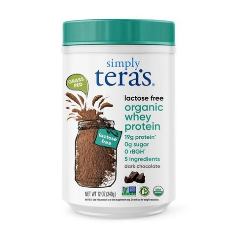 Tera's Whey, Whey Protein, Dark Chocolate/Organic 12 Oz