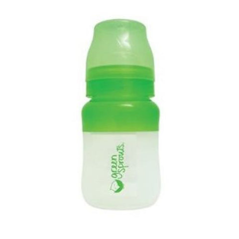 Green Sprouts, Silicon Feeding Bottle, 6 oz Green Sprouts