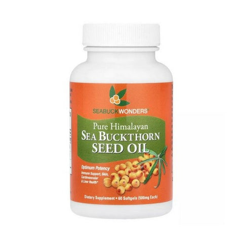 Sea Buckthorn Seed Oil 60 Softgels by Seabuck Wonders