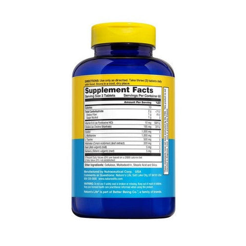 Nature's Life, Lipotropic Complex, 180 tabs Nature's Life