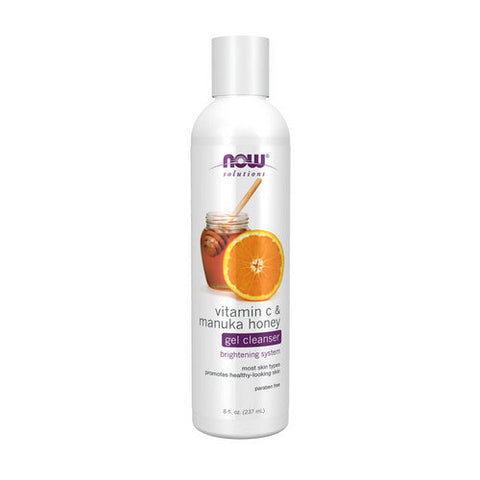 Now Foods, Vitamin C & Manuka Honey Gel Cleanser, 8 oz Now Foods