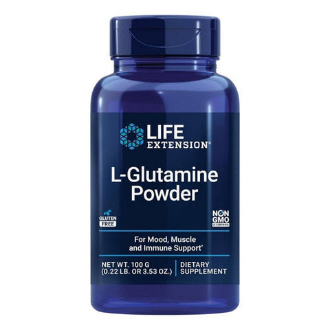 Life Extension, L-Glutamine Powder, 100 Grams Life Extension