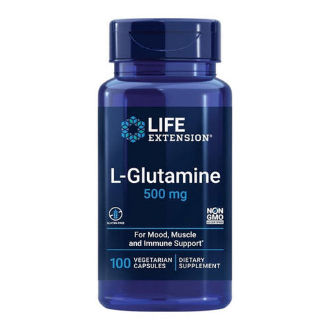 Life Extension, L-Glutamine, 500 mg, 100 caps Life Extension