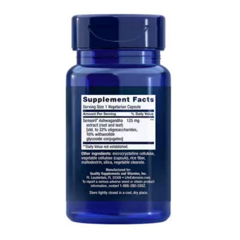 Life Extension, Optimized Ashwagandha Extract, 60 vcaps