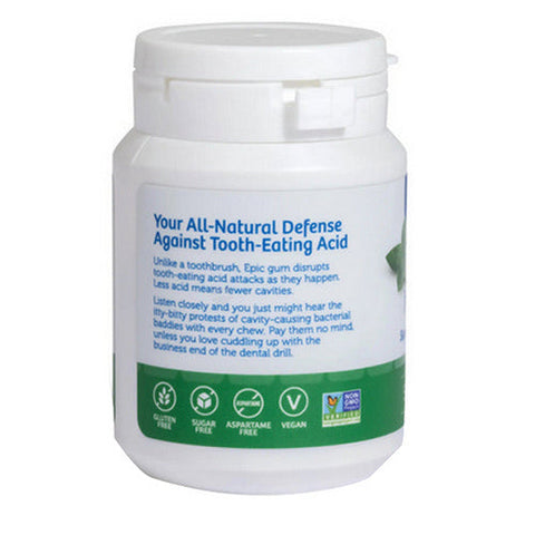 Epic Dental, Xylitol Gum Spearmint, Spearmint 50 ct