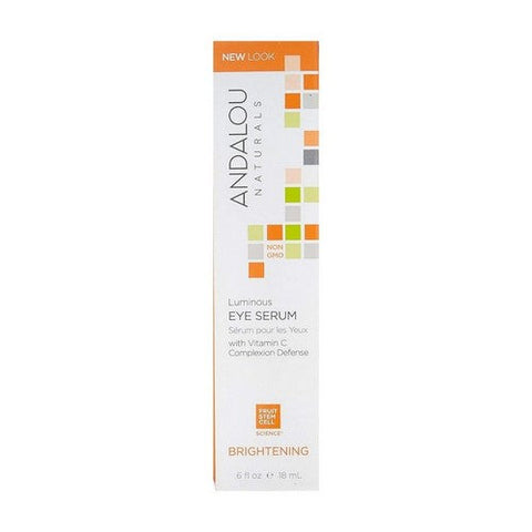 Andalou Naturals, Luminous Eye Serum Brightening, 0.6 oz Andalou Naturals