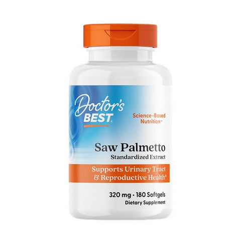 Doctors Best, Saw Palmetto Standardized Extract, 320 mg, 180 SoftGels Doctors Best