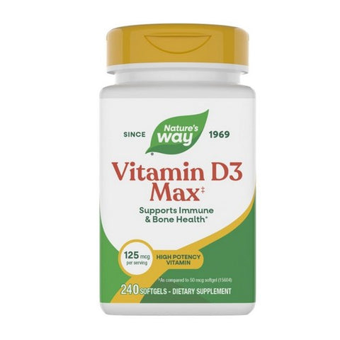 Vitamin D3 Max 240 Softgels by Nature's Way