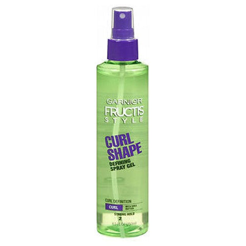 Garnier Fructis, Curl Shape Defining Spray Gel Strong Hold Coconut Water, 8.5 oz