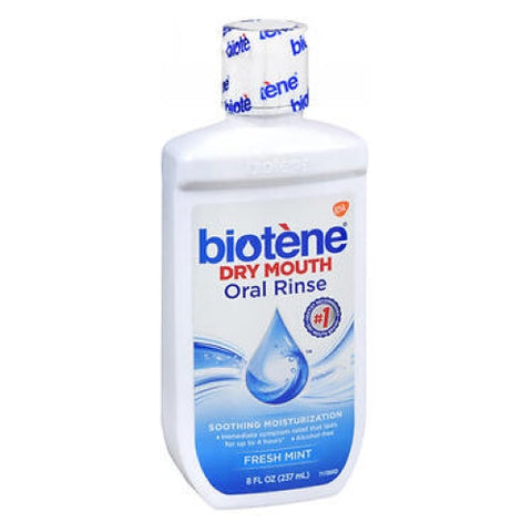 Biotene, Dry Mouth Oral Rinse Fresh Mint, 8 Oz