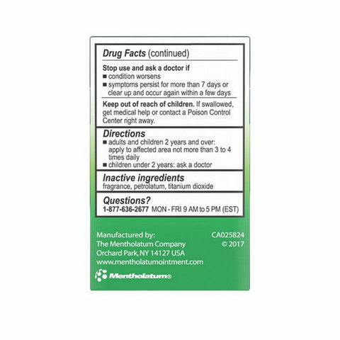Mentholatum, Original Ointment, 1 Oz Mentholatum