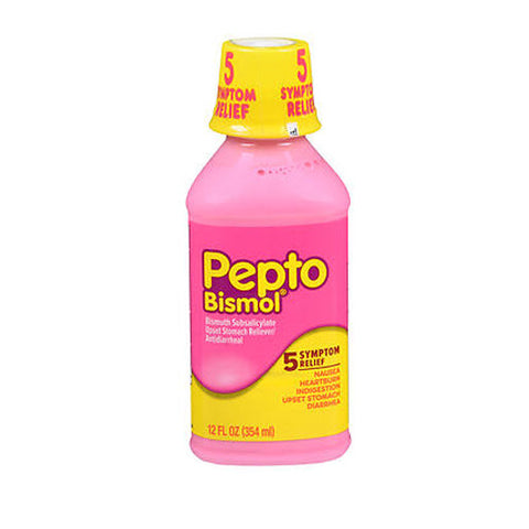 Pepto-Bismol, Bismuth Subsalicylate Liquid, 12 Oz Pepto-Bismol