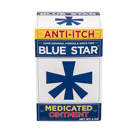 Blue Star, Anti Itch Medicated Ointment, 2 Oz Blue Star