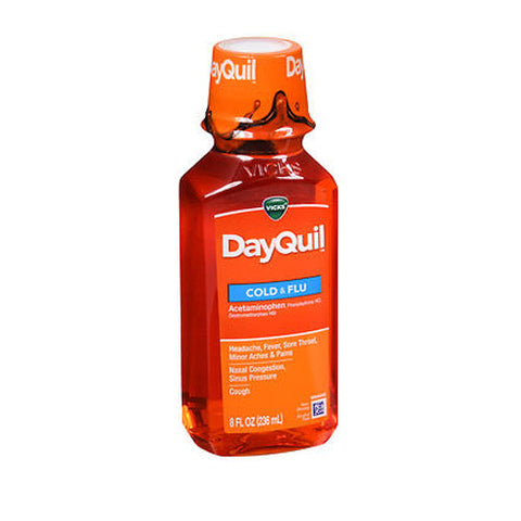 Vicks, Dayquil Cold Flu Multi-Symptom Relief Liquid, 8 oz