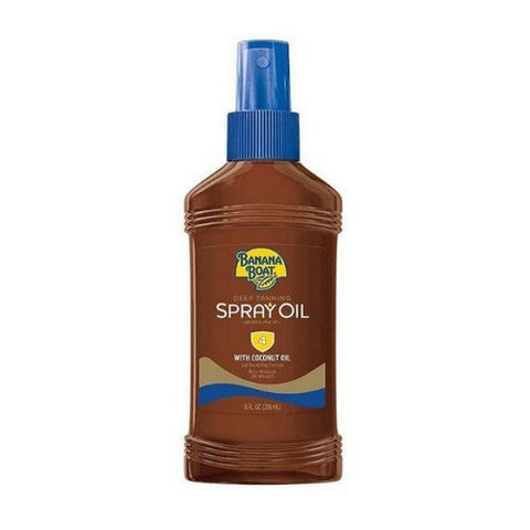 Banana Boat, Dark Tanning Oil Spray Spf 4, 8 oz
