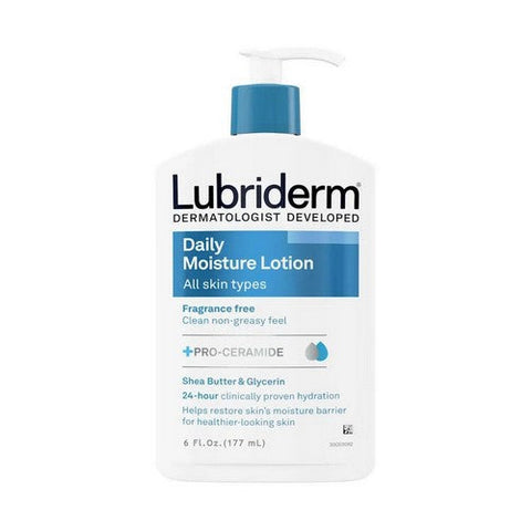 Lubriderm, Daily Moisture Lotion, Fragrance Free 6 oz